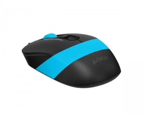 Мышь A4Tech Fstyler FM10S 1600dpi Black+Blue, USB, бесшумная - изображение 5