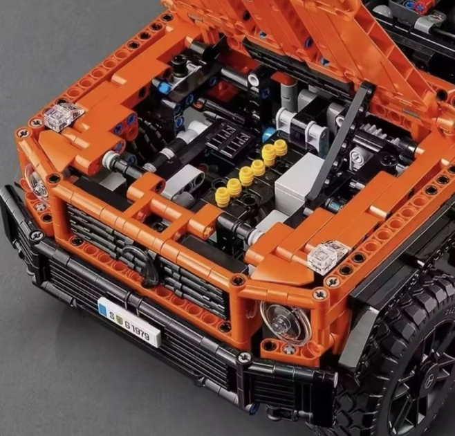 Конструктор Technic Mercedes-Benz G500 2891 деталей у стилі LEGO, позашляховик G-Class 1:8, великий колекційний набір - зображення 7