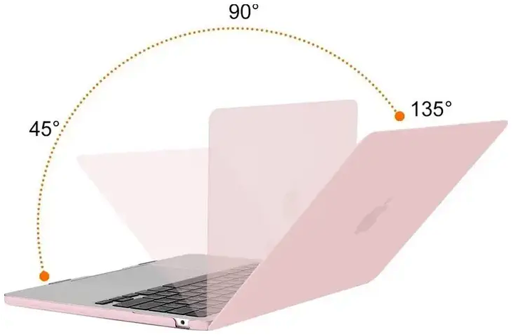 Чехол силиконовый для MacBook Air 13 дюймов A1932 A2179 A2337 защита от царапин пыли Pink Sand - изображение 2