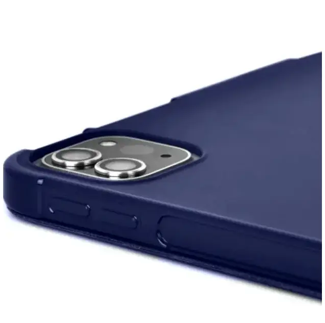 Чехол противоударный для iPad Air 10.9 2022 11 2024 силиконовый защита от ударов темно-синий - зображення 4