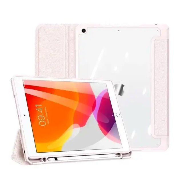 Чохол протиударний для iPad 10,2 дюйма силіконовий захист від ударів і подряпин Magi Series рожевий - зображення 2