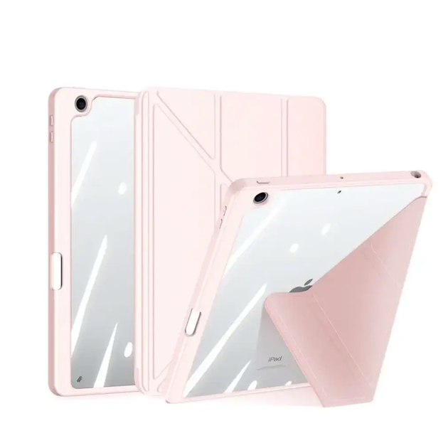 Чохол протиударний для iPad 10,2 дюйма силіконовий захист від ударів і подряпин Magi Series рожевий - зображення 7