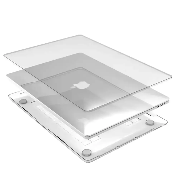 Чехол противоударный для MacBook Pro 13.3 силиконовый защита от ударов прозрачный - Фото 4 Чехол противоударный для MacBook Pro 13.3 силиконовый защита от ударов прозрачный - изображение 4