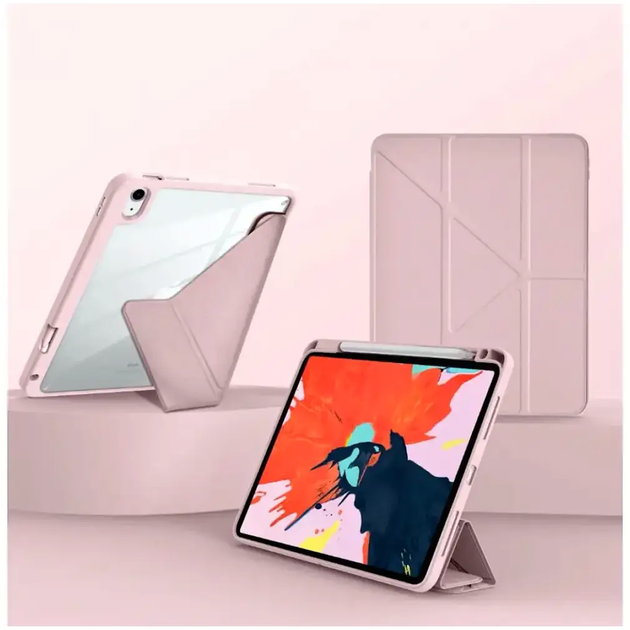 Протиударний чохол для iPad Pro 11 дюймів 2024 силіконовий захист від ударів рожевий - Фото 1 Протиударний чохол для iPad Pro 11 дюймів 2024 силіконовий захист від ударів рожевий - зображення 1