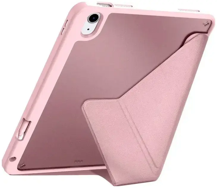 Чохол протиударний для Apple iPad Air 10.9 2024 силіконовий захист від ударів ніжно-рожевий - зображення 4