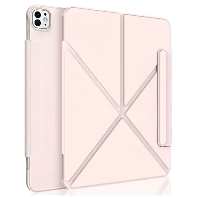 Чехол противоударный для iPad Air 13 дюймов и Pro 12.9 дюймов силиконовый защита от ударов розовый - Фото 4 Чехол противоударный для iPad Air 13 дюймов и Pro 12.9 дюймов силиконовый защита от ударов розовый - изображение 4