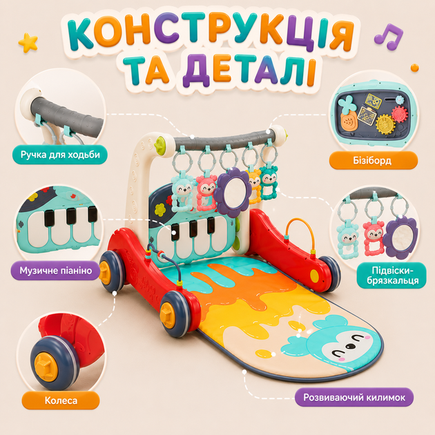 Интерактивные детские ходунки 3в1 - изображение 8