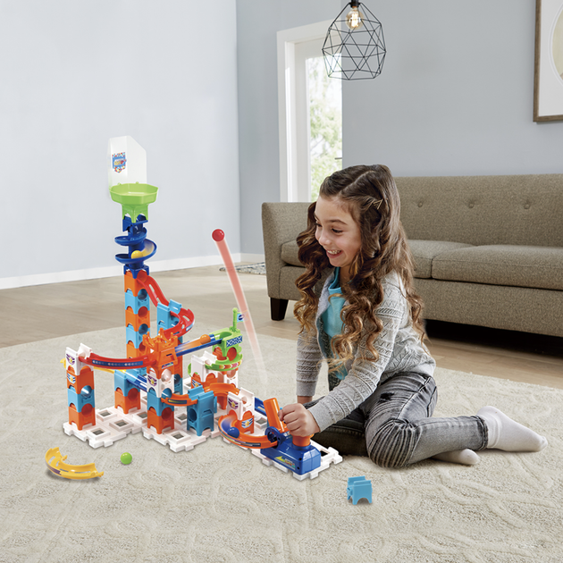 Развивающий конструктор лабиринт VTech Marble Rush Adventure Set S100 - Фото 6 Развивающий конструктор лабиринт VTech Marble Rush Adventure Set S100 - изображение 6