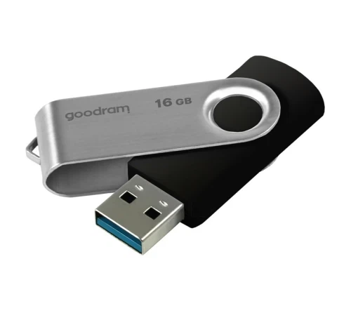 Флеш накопитель USB 16Gb Goodram UTS3, Black, USB 3.2 Gen 1 (UTS3-0160K0R11) - Фото 2 Флеш накопитель USB 16Gb Goodram UTS3, Black, USB 3.2 Gen 1 (UTS3-0160K0R11) - изображение 2