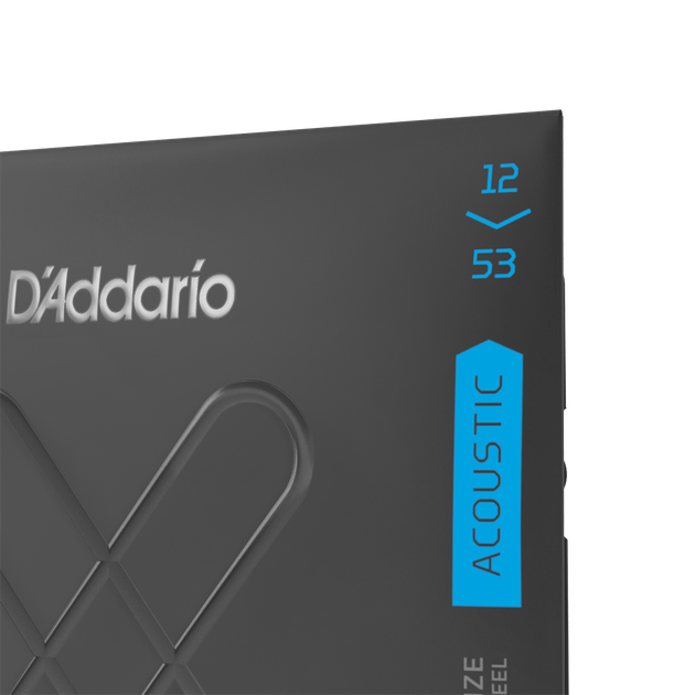Струны для акустической гитары DʼADDARIO XTABR1253 XT 80/20 Bronze Light (12-53) - изображение 4