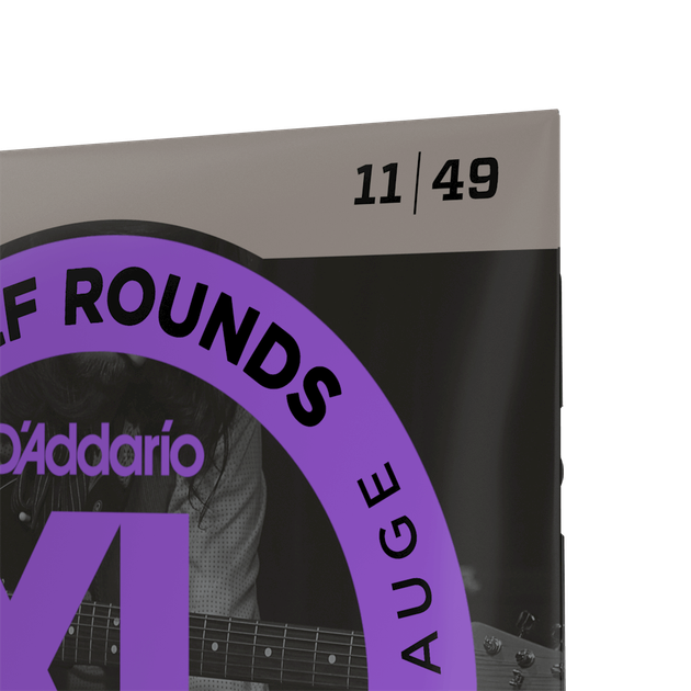 Струны для электрогитары DʼADDARIO EHR370 XL Half Rounds Medium (11-49) - Фото 4 Струны для электрогитары DʼADDARIO EHR370 XL Half Rounds Medium (11-49) - изображение 4