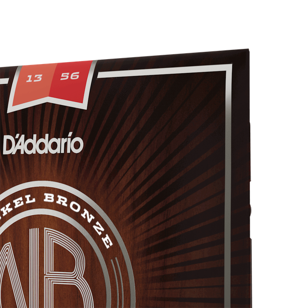 Струны для акустической гитары DʼADDARIO NB1356 Nickel Bronze Medium (13-56) - изображение 3