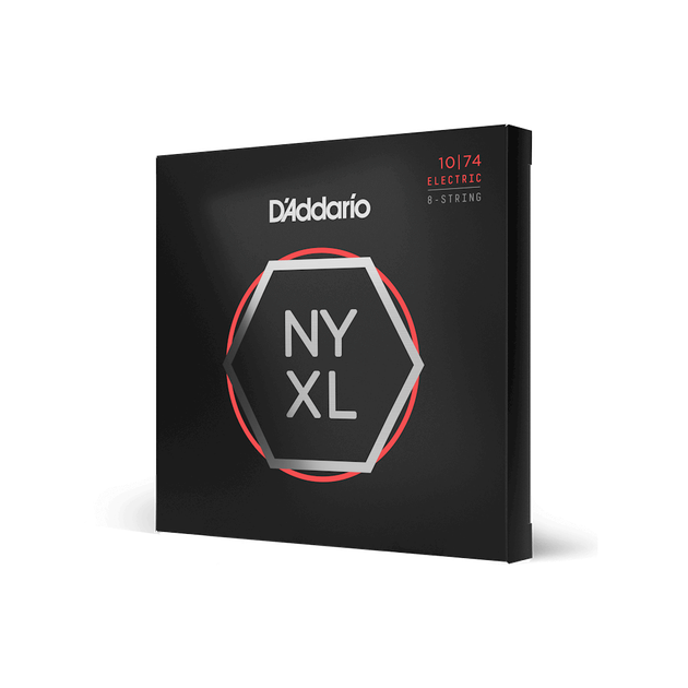 Струны для электрогитары DʼADDARIO NYXL1074 Light Top/Heavy Bottom 8-String (10-74) - изображение 3