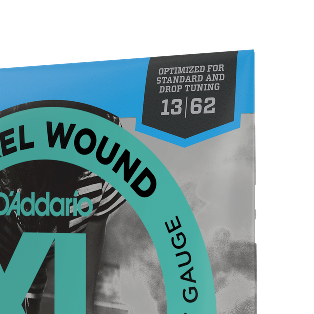 Струни для електрогітари DʼADDARIO EXL158 XL Nickel Wound Baritone Light (13-62) - зображення 5