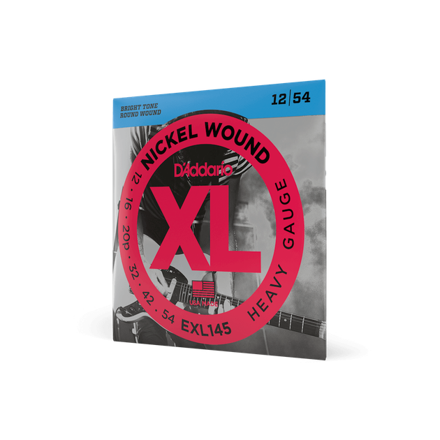 Струны для электрогитары DʼADDARIO EXL145 XL Nickel Wound Heavy (12-54) - Фото 3 Струны для электрогитары DʼADDARIO EXL145 XL Nickel Wound Heavy (12-54) - изображение 3