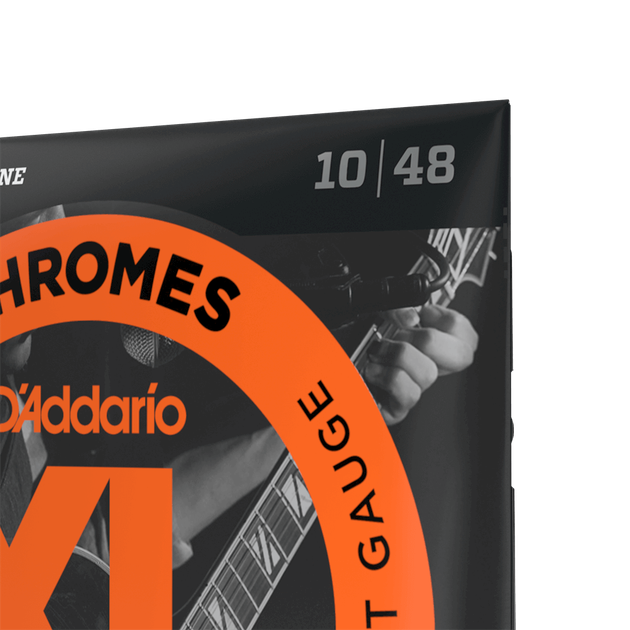 Струны для электрогитары DʼADDARIO ECG23 XL Chromes Extra Light (10-48) - изображение 5