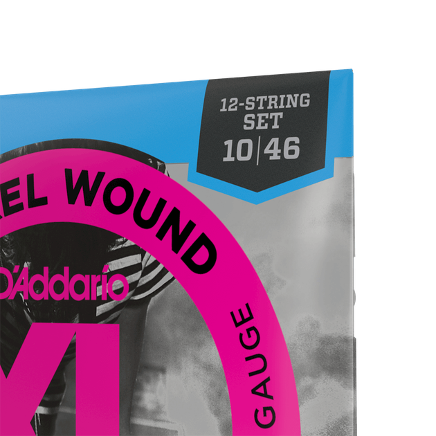 Струны для электрогитары DʼADDARIO EXL150 XL Nickel Wound Regular Light 12-String (10-46) - изображение 4