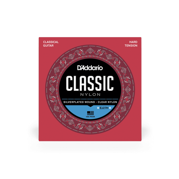 Струны для классической гитары DʼADDARIO EJ27H Student Classics Hard Tension - Фото 1 Струны для классической гитары DʼADDARIO EJ27H Student Classics Hard Tension - изображение 1