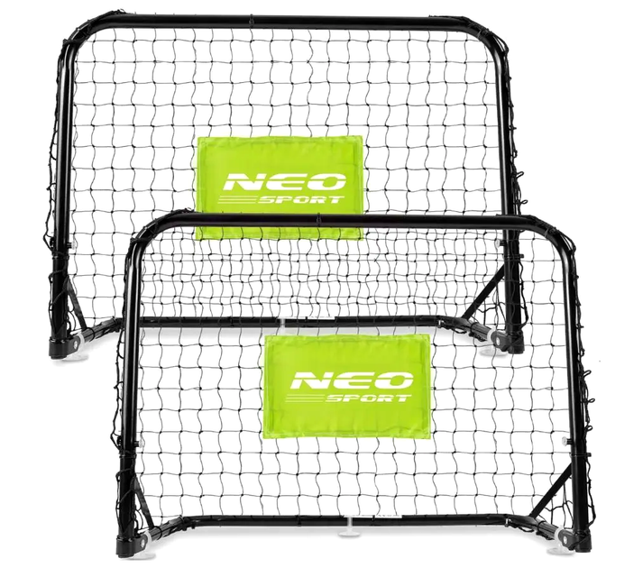 Переносные футбольные ворота 60х45 см для детей 2 шт черный Neo-Sport СS-0208 - изображение 7