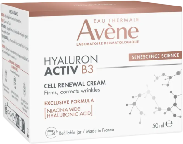 Крем для обличчя Avène Hyaluron Activ B3 відновлювальний 50 мл (3282770400700) - Фото 3 Крем для обличчя Avène Hyaluron Activ B3 відновлювальний 50 мл (3282770400700) - зображення 3