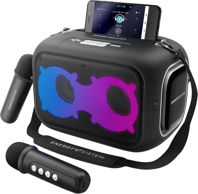 Głośnik przenośny Energy Sistem KaraokeStar Party 60W Black (8432426459339) - Zdjęcie 1 Głośnik przenośny Energy Sistem KaraokeStar Party 60W Black (8432426459339) - obraz 1