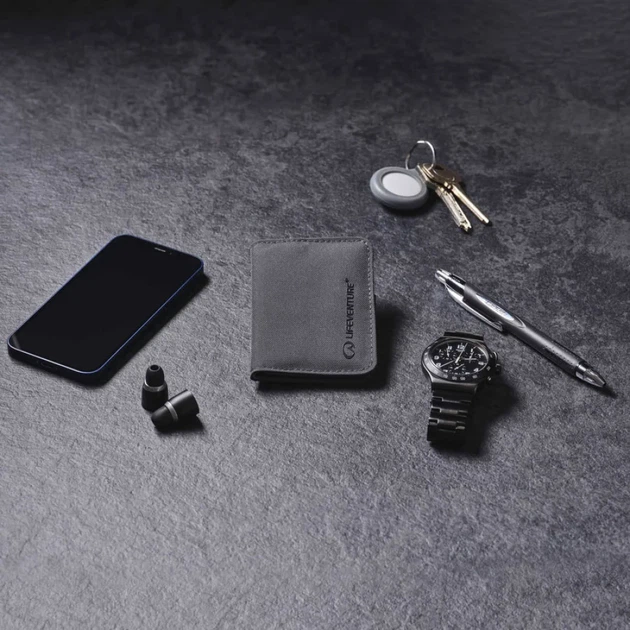 Гаманець Lifeventure Recycled RFID Card Wallet Grey - Фото 5 Гаманець Lifeventure Recycled RFID Card Wallet Grey - зображення 5