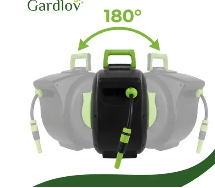 Автоматична котушка Gardlov 27506 зі шлангом 30 м, автоматичний змотувач шланга - зображення 6