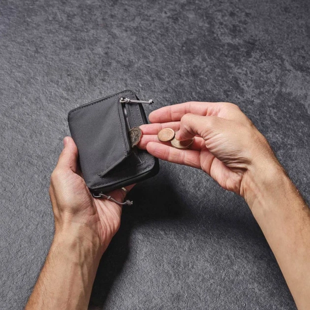 Гаманець Lifeventure Recycled RFID Bi-Fold Wallet Grey - зображення 7