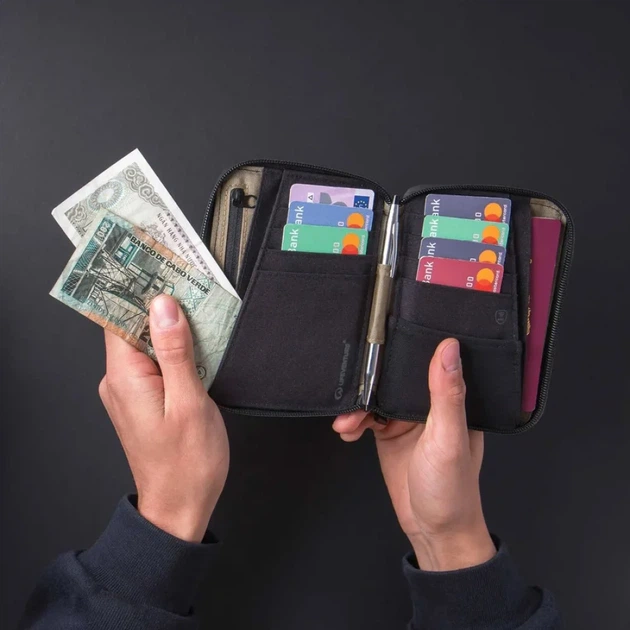 Гаманець Lifeventure X-Pac RFID Mini Travel Wallet Grey - зображення 5