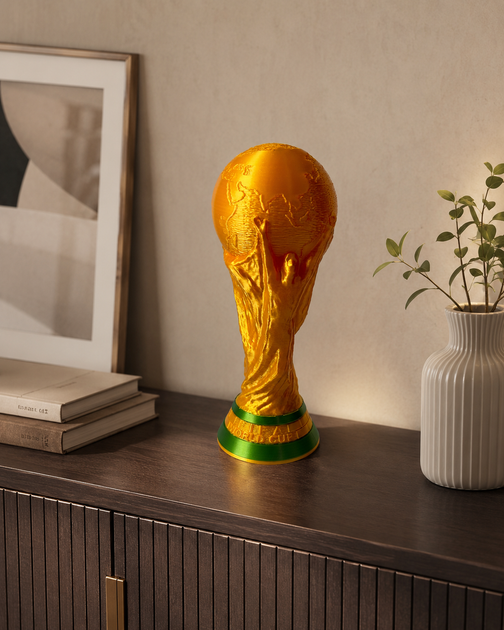 Кубок Чемпіонату Світу з футболу 17 см 3D-друк - Фото 3 Кубок Чемпіонату Світу з футболу 17 см 3D-друк - зображення 3