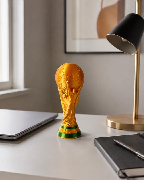 Кубок Чемпіонату Світу з футболу 17 см 3D-друк - Фото 6 Кубок Чемпіонату Світу з футболу 17 см 3D-друк - зображення 6