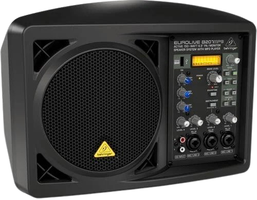 Активна акустична система-монітор Behringer Eurolive B207MP3 з USB MP3-плеєром 150 Вт (4033653040471) - Фото 2 Активна акустична система-монітор Behringer Eurolive B207MP3 з USB MP3-плеєром 150 Вт (4033653040471) - зображення 2