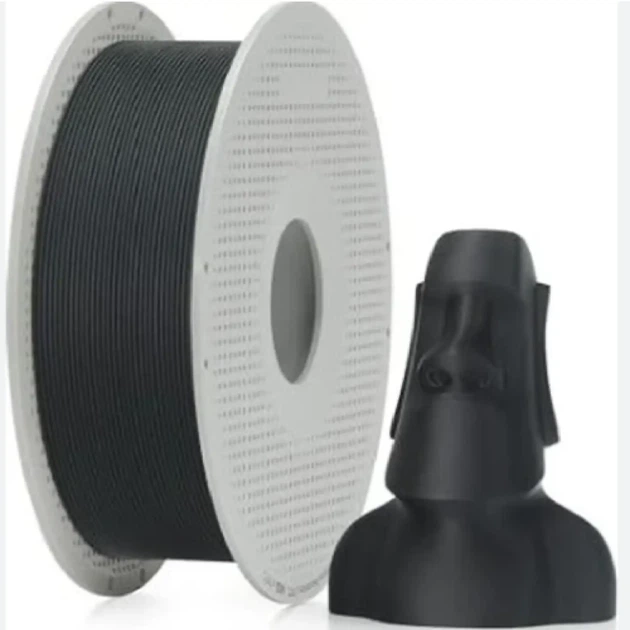 PLA Matte Filament (пластик) для 3D принтера Bambu Lab 1кг, 1.75мм, древесный уголь, без катушки (A01-K1-1.75-1000-SPLFREE) - Фото 2 PLA Matte Filament (пластик) для 3D принтера Bambu Lab 1кг, 1.75мм, древесный уголь, без катушки (A01-K1-1.75-1000-SPLFREE) - изображение 2