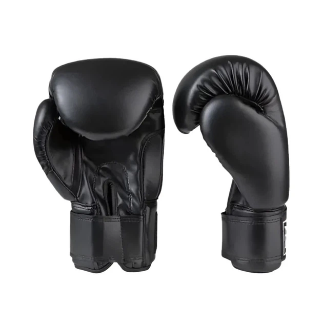 Боксерські рукавички Everlast EF-0370-16 чорні 16 унцій (16 oz) - Фото 2 Боксерські рукавички Everlast EF-0370-16 чорні 16 унцій (16 oz) - зображення 2