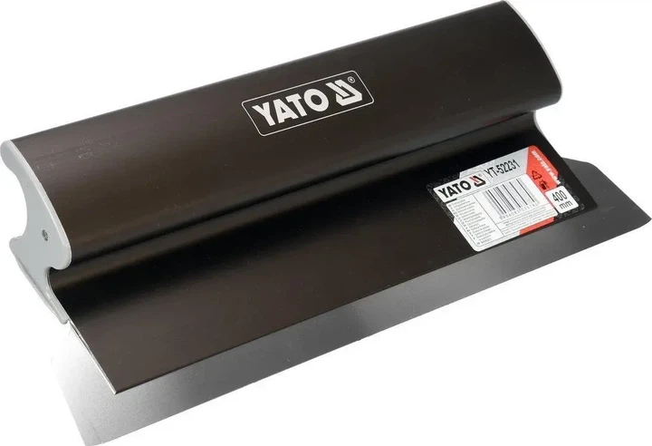 Шпатель финишный YATO 400 мм с алюминиевой ручкой и сменным лезвием YT-52231 - Фото 2 Шпатель финишный YATO 400 мм с алюминиевой ручкой и сменным лезвием YT-52231 - изображение 2