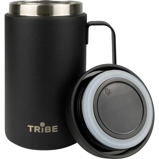 Термокружка Tribe Adventure 450 мл Black - Фото 2 Термокружка Tribe Adventure 450 мл Black - изображение 2