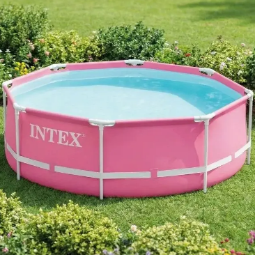Басейн Intex 244×76 см з металевим каркасом для відпочинку - зображення 7