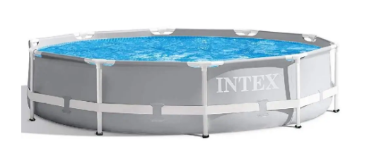 Каркасный бассейн для домашней зоны релакса Intex 305 x 76см Глубокий бассейн с металлическим прочным каркасом - изображение 3