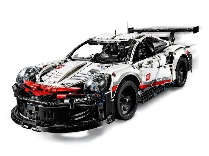 Конструктор Technic Porsche 911 RSR 42096, 1580 деталей - Фото 1 Конструктор Technic Porsche 911 RSR 42096, 1580 деталей - зображення 1