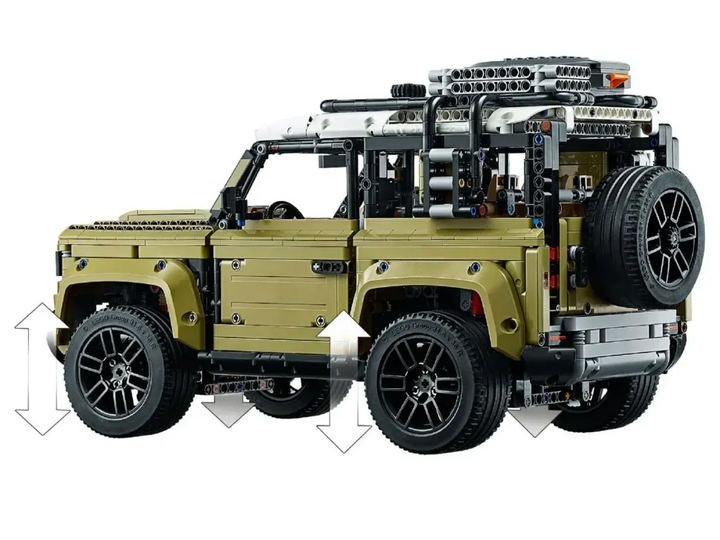 Конструктор Land Rover Defender внедорожник, 2573 детали - Фото 6 Конструктор Land Rover Defender внедорожник, 2573 детали - изображение 6