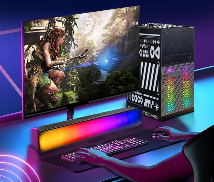 Компьютер Dell Gaming PC / Intel Core i5-4570 / RAM 16GB / SSD 512GB / AMD Radeon RX 550 / 1 x HDMI / LAN / Wi-Fi 5 / Bluetooth 5 / Windows 11 / Черный (101954520) - Уценка - изображение 3