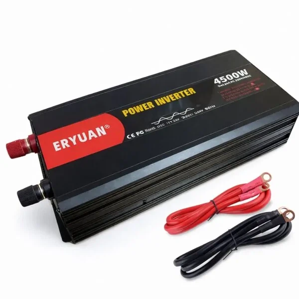 Інвертор 12-220В, MX-4500Вт, чистий синус, Eryuan / Перетворювач напруги - зображення 3