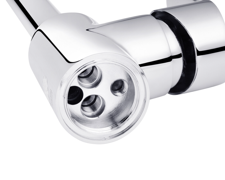 Змішувач для кухні Kroner Brocken C030, хром, з поворотним виливом - изображение 6
