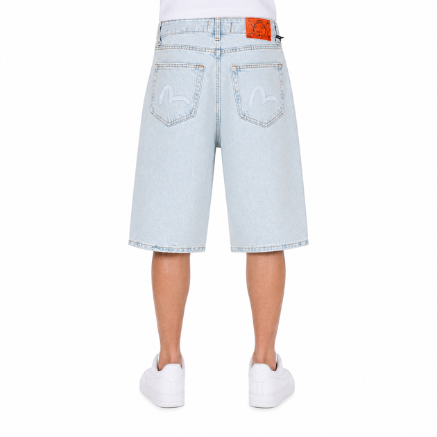Шорти джинсові чоловічі Evisu блакитні 33 (1050-4) - зображення 2