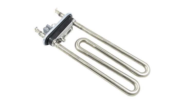 Тен для пральної машини L=175 мм, 1600 Вт, Heatwell, LG AEG33121513 (з датчиком) - зображення 2