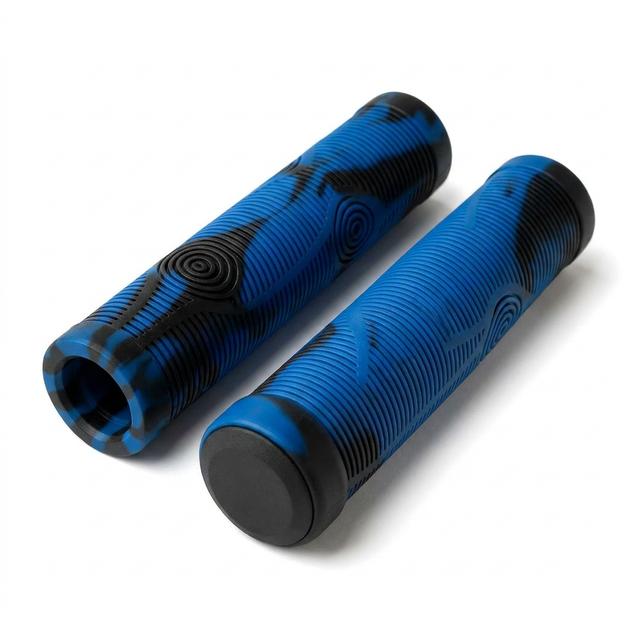 Грипси ручки для самоката гумові SP-Sport 9311 комплектація 2 шт Blue-Black - зображення 3