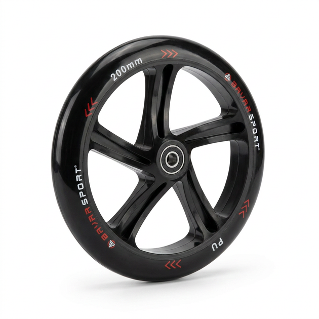 Колесо для самокату 200мм із підшипником ABEC-11 Bavar Sport 9812 - зображення 3