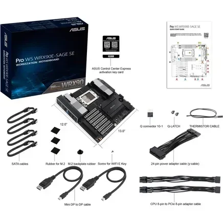 Материнська плата ASUS Pro WS WRX90E-SAGE SE (90MB1FW0-M0EAY0) - зображення 11