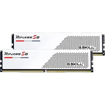 Оперативна пам'ять G.Skill 32 GB (2x16GB) DDR5 5600 MHz Ripjaws S5 White (F5-5600J4040C16GX2-RS5W) - зображення 2