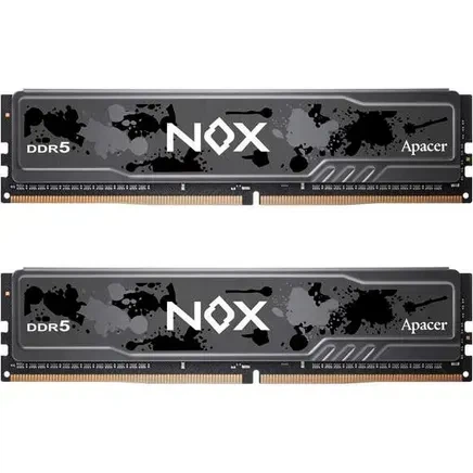Оперативная память Apacer 32 GB (2x16GB) DDR5 5600 MHz Nox Black (AH5U32G56C522MBAA-2) - Фото 1 Оперативная память Apacer 32 GB (2x16GB) DDR5 5600 MHz Nox Black (AH5U32G56C522MBAA-2) - изображение 1